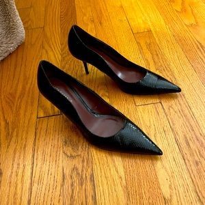 Black Pointed Heels